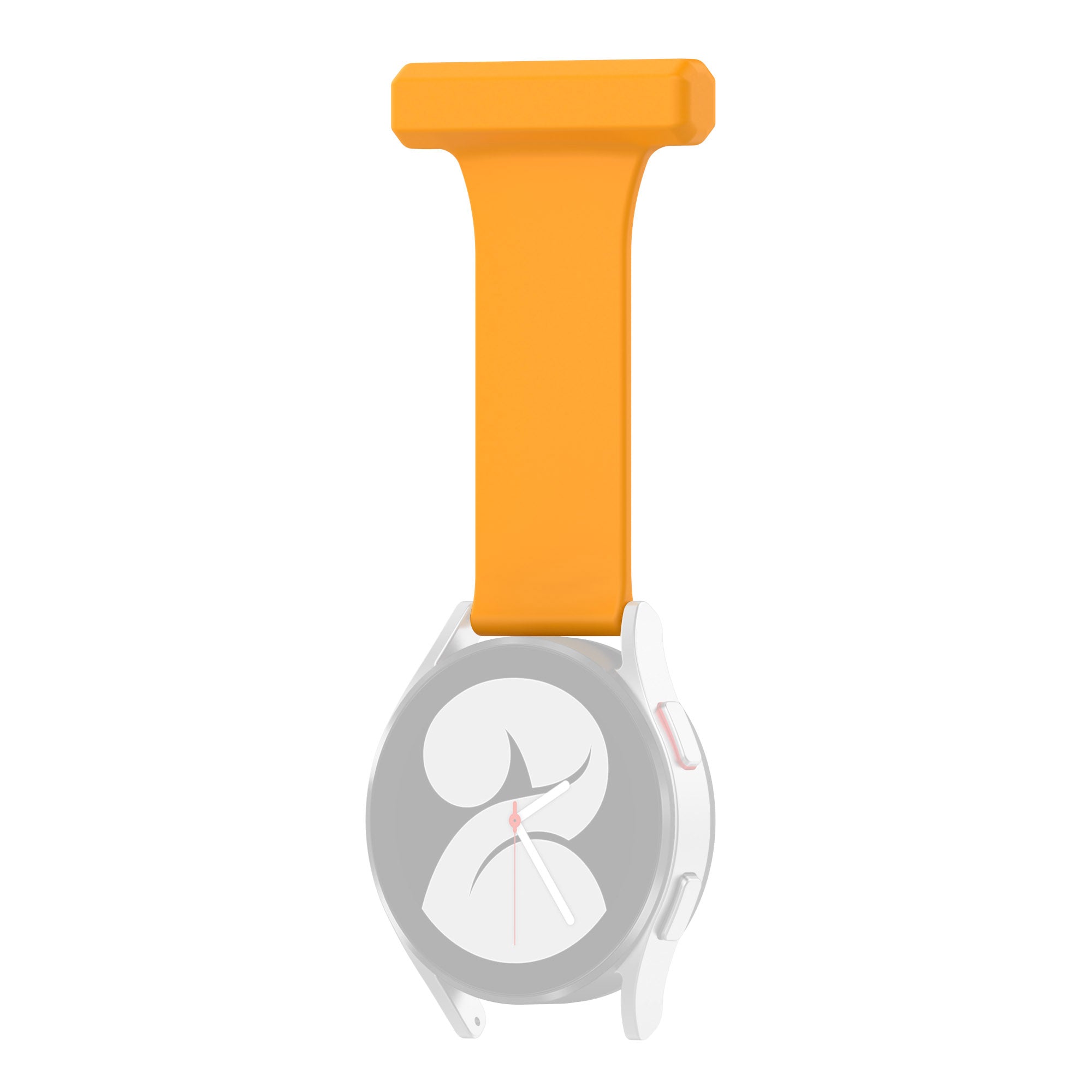 For Samsung Galaxy Watch4 40mm 44mm Watch4 Classic 42mm 46mm Pin Style 20mm Doctor Nurse Watch Silicone Strap Hanging Buckle