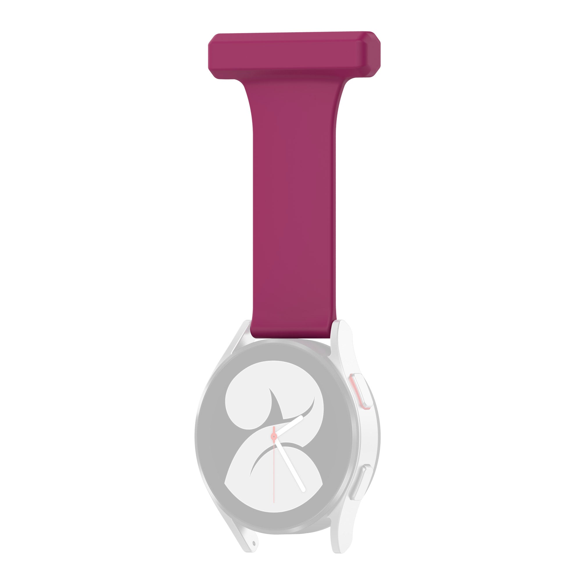 For Samsung Galaxy Watch4 40mm 44mm Watch4 Classic 42mm 46mm Pin Style 20mm Doctor Nurse Watch Silicone Strap Hanging Buckle