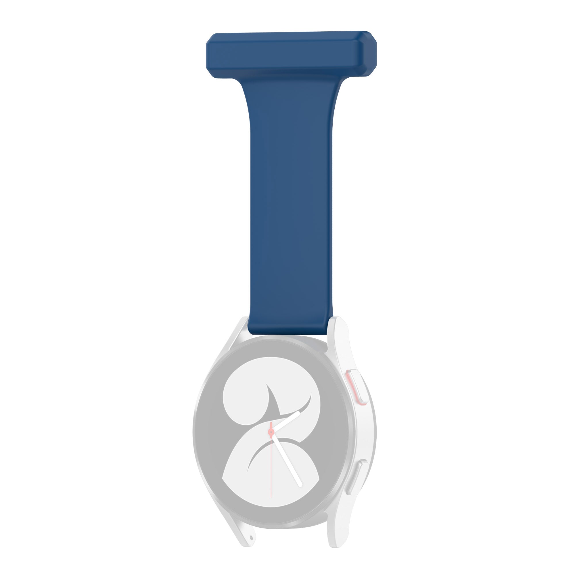 For Samsung Galaxy Watch4 40mm 44mm Watch4 Classic 42mm 46mm Pin Style 20mm Doctor Nurse Watch Silicone Strap Hanging Buckle