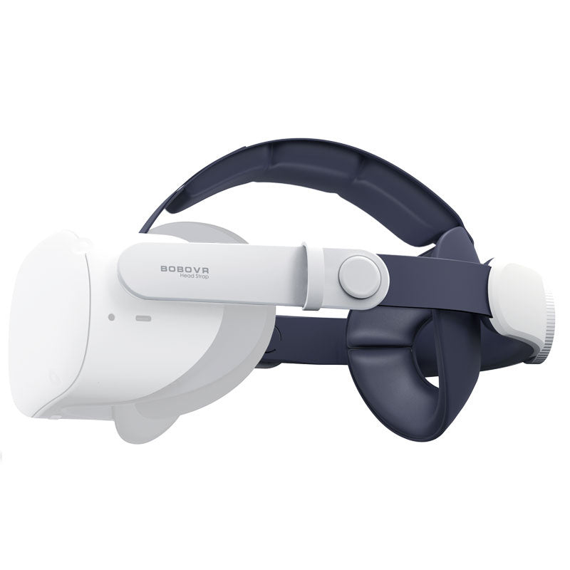 BOBOVR M1 Plus Head Strap for Oculus Quest 2 Adjustable Replacement Elite Strap with PU Leather Pad