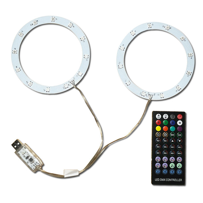 KLFP003 Pickup Function LED Strip Lights for PS5 Game Console RGB Strip Light with Remote Control Support 3 Control Modes