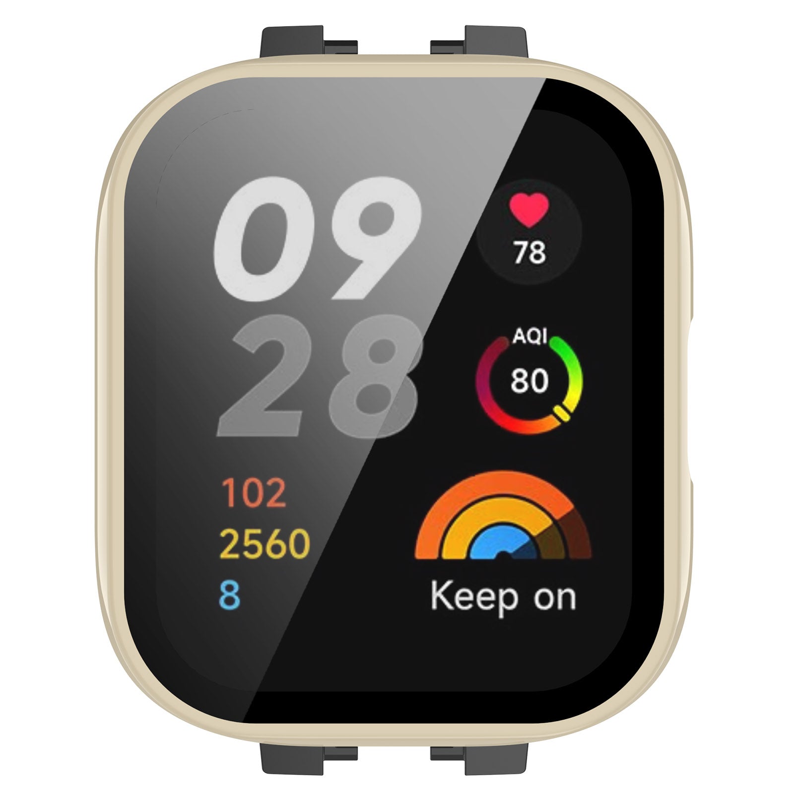 For Xiaomi Redmi Watch 3 PC Protective Case with Tempered Glass Screen Protector Smart Watch Anti-Fall Cover