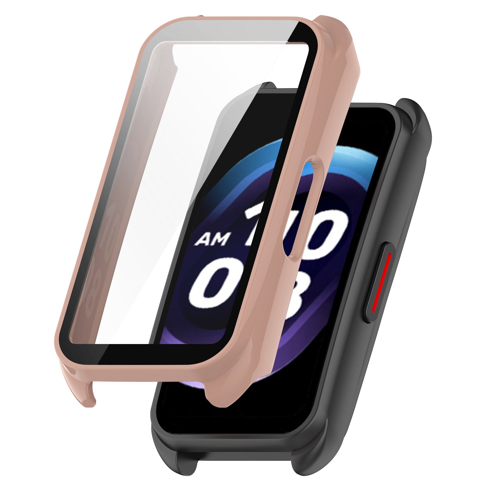 For Keep B4 Hard PC Watch Case Overall Protective Cover with Tempered Glass Screen Protector