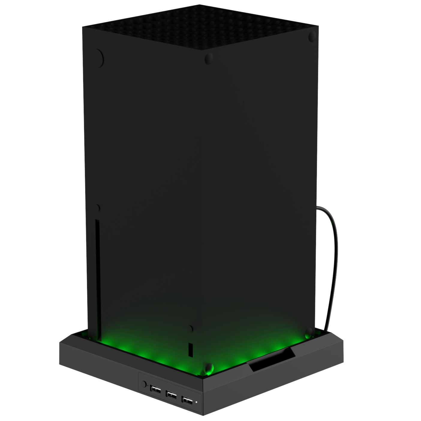 DSX-810 For Xbox Series S/X Game Console Holder Stand RGB Light Base (No Remote Control)