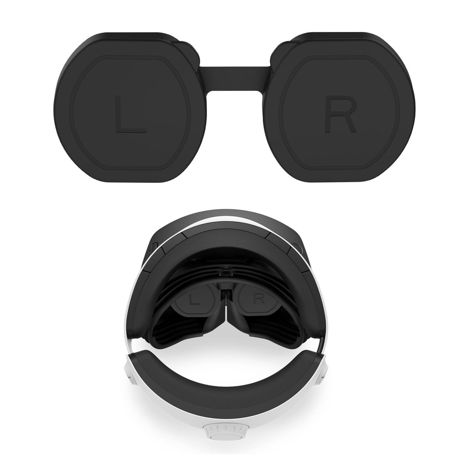 Lens Protector Cover for PlayStation VR2 , Dust proof Anti scratch Silicone Protective Lens Lid