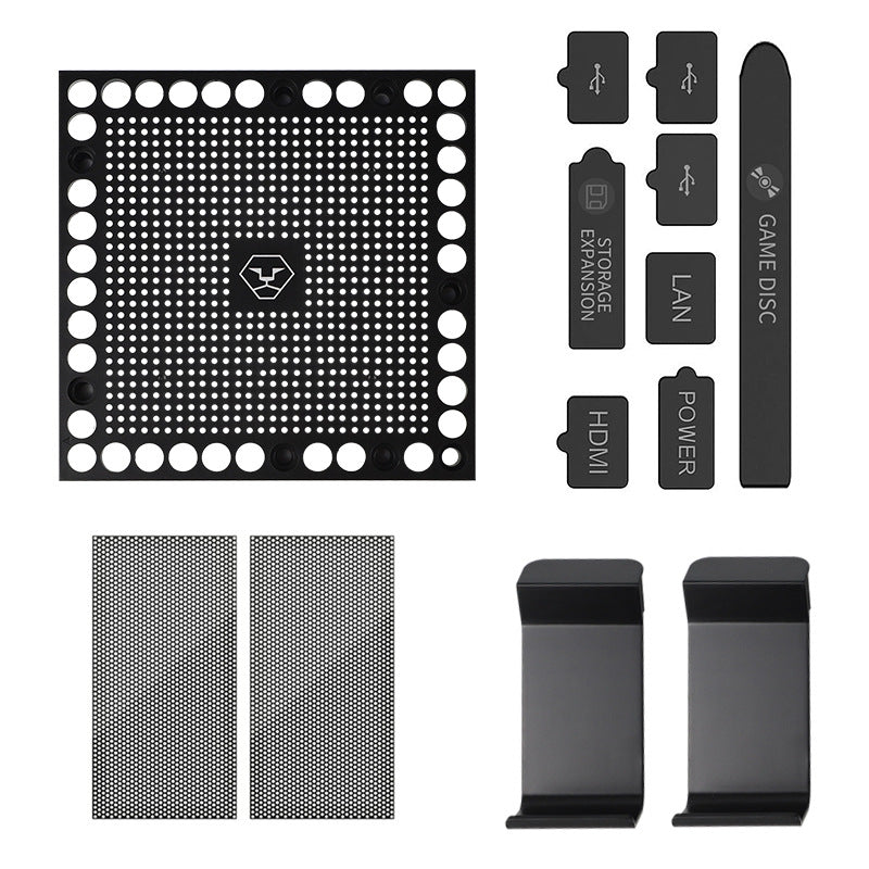 AOLION ALXB2035 For Xbox Series X Host Multifunction Heat Dissipation Dust Cover Game Controller Hanger Headphone Holder Bracket