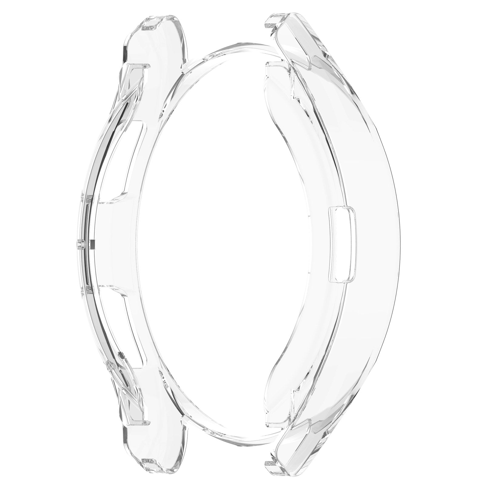 TPU uretui til Samsung Galaxy Watch6 Classic 47 mm, anti-ridse udhulet beskyttelsescover - gennemsigtig