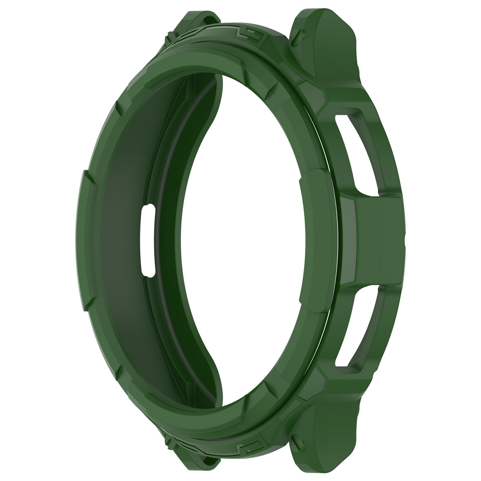 For Samsung Galaxy Watch6 Classic 47mm TPU Watch Frame Case Dial Panel Half-Covering Protector