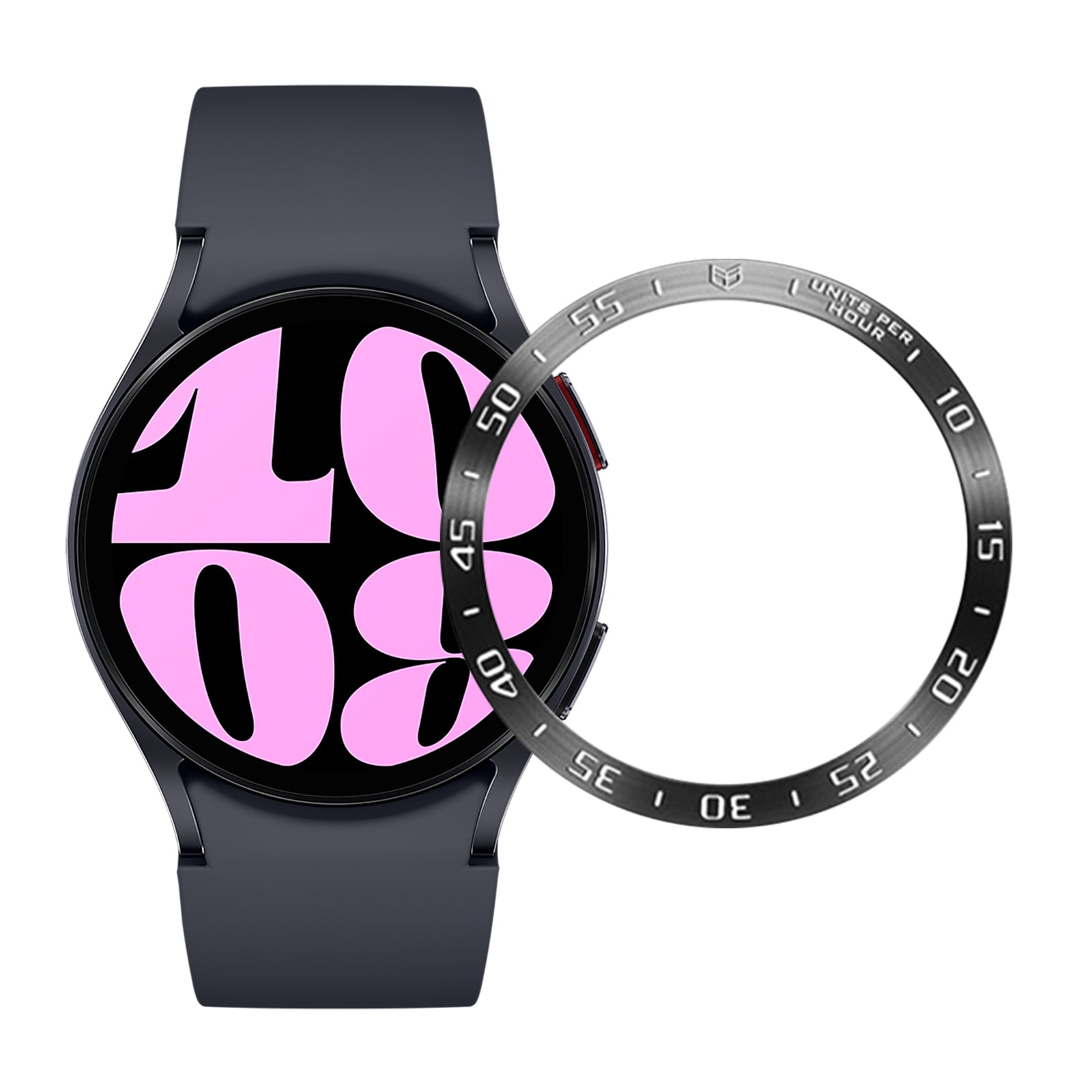 Type A Bezel Ring for Samsung Galaxy Watch6 40mm Stainless Steel Bezel Case Protector Ring Dial Cover