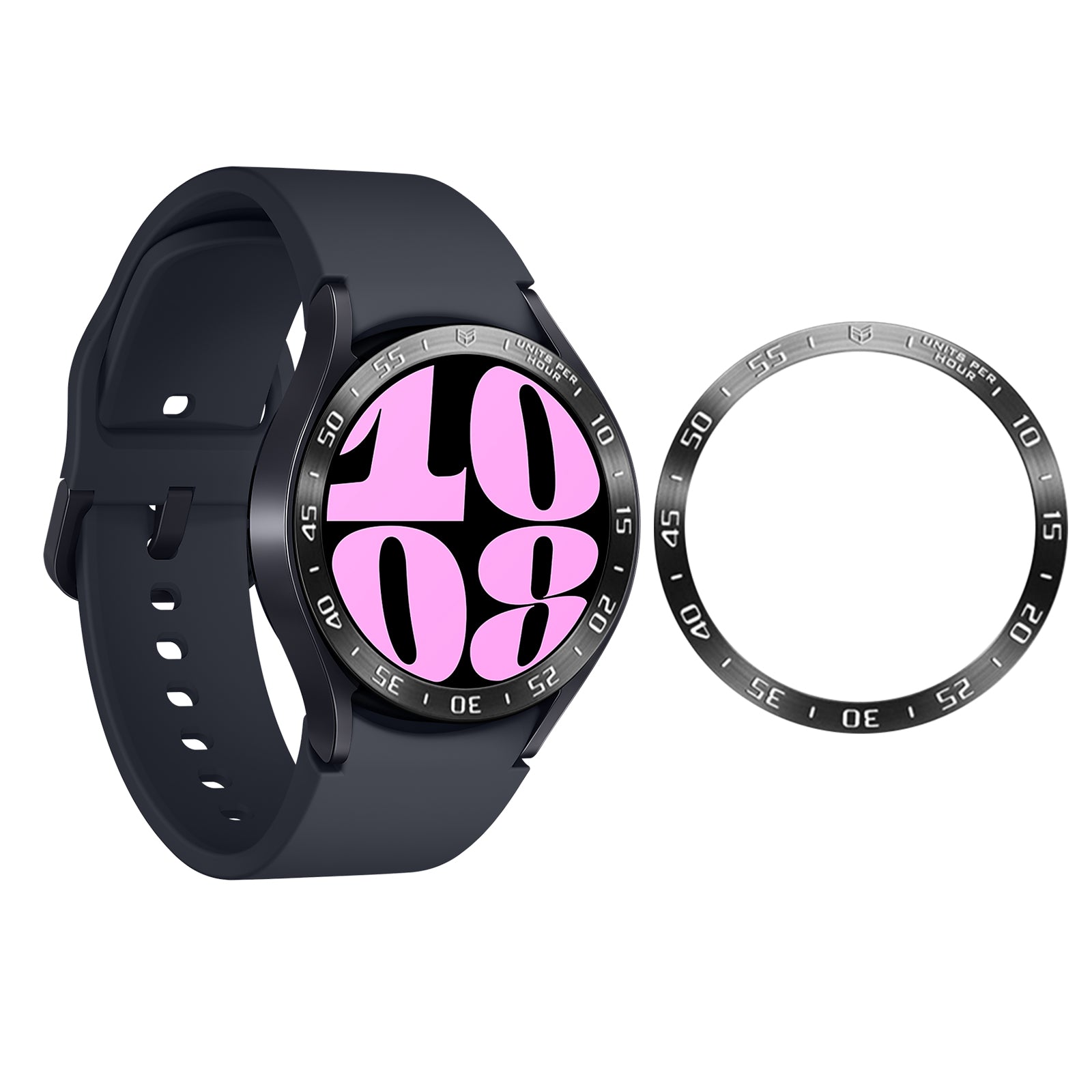 Type A Bezel Ring for Samsung Galaxy Watch6 40mm Stainless Steel Bezel Case Protector Ring Dial Cover