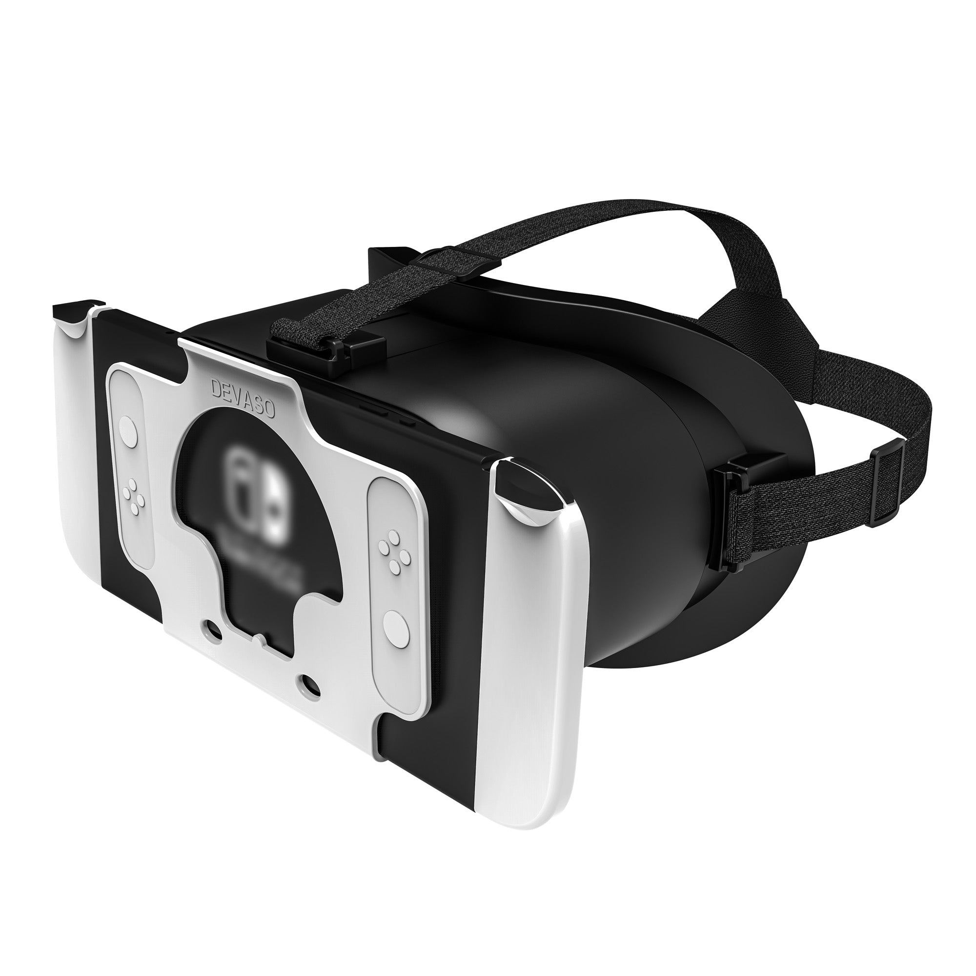 DEVASO VR Headset for Nintendo Switch Game Console Heat Dissipation Plastic Headband VR Glasses Black / White