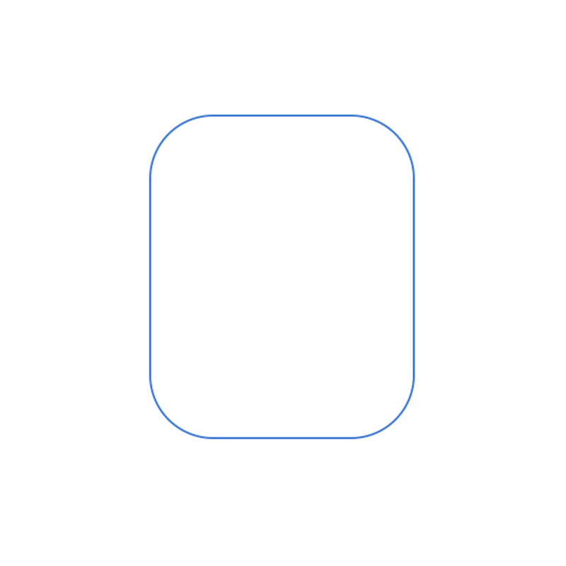 For IFOLO 1.4" Smart Watch Soft TPU Screen Protector Anti-explosion Anti-scratch High Definition Screen Film