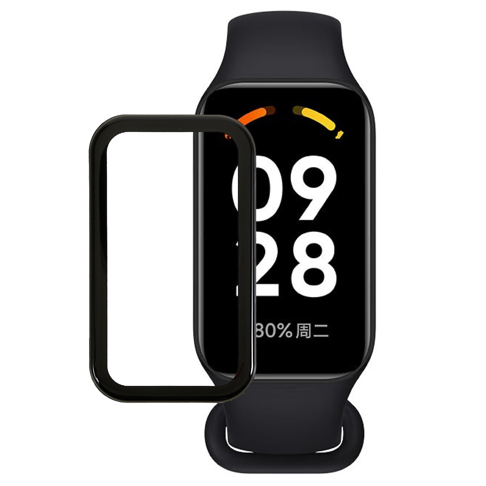 Screen Protector Compatible with Redmi Band 2 Watch Film Screen Protector Full Coverage Anti Scratch PMMA HD Clear Film