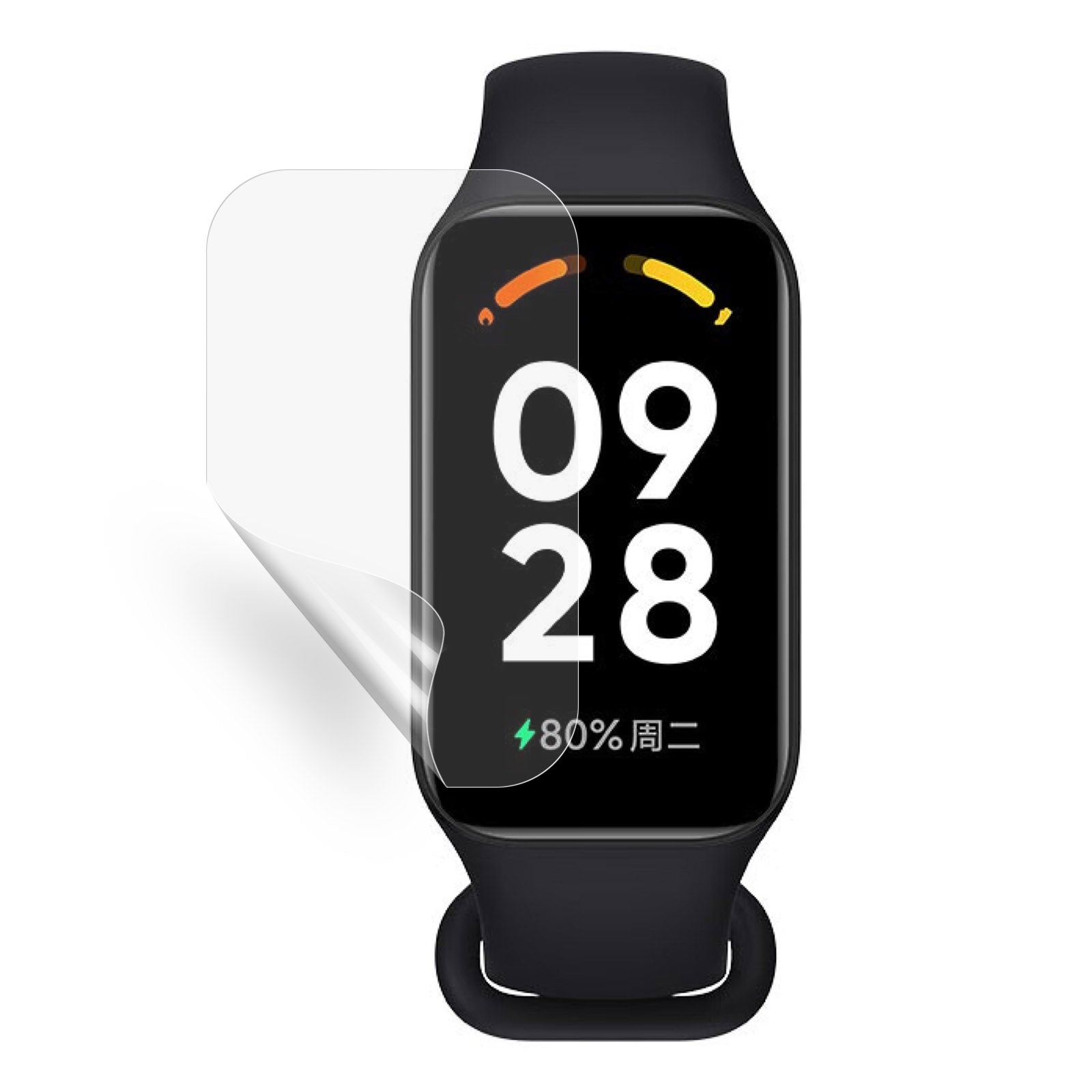 For Redmi Band 2 Smart Watch Soft TPU Screen Protector Anti-fingerprint High Definition Screen Film