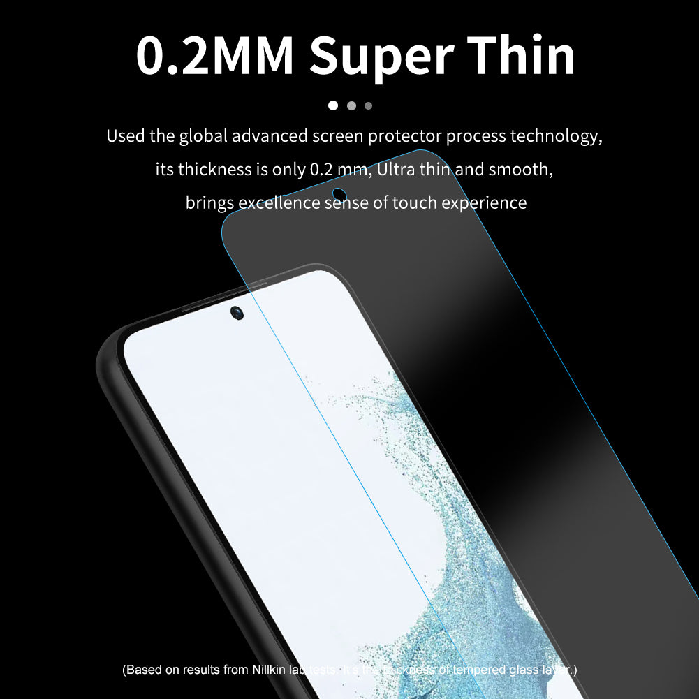NILLKIN H Pro Screen Protector for Samsung Galaxy S23 Ultra Clear Anti-Glare AGC Tempered Glass Film
