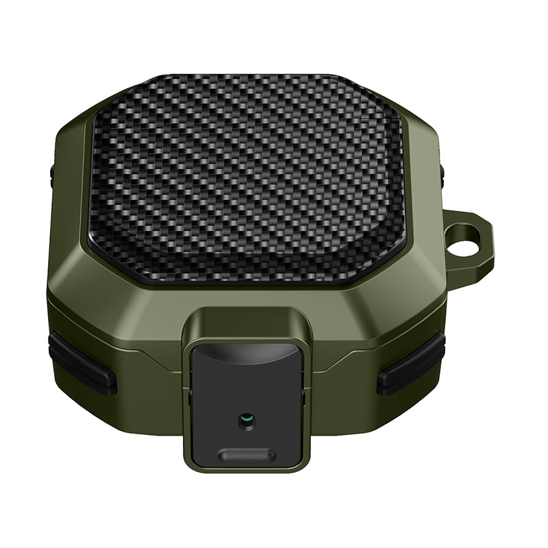 For Samsung Buds Live / Buds2 / Buds 2 Pro / Buds Pro Carbon Fibre Texture Shockproof Case Earbuds Charging Case Cover Soft TPU PC Headset Protector