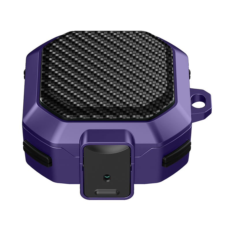 For Samsung Buds Live / Buds2 / Buds 2 Pro / Buds Pro Carbon Fibre Texture Shockproof Case Earbuds Charging Case Cover Soft TPU PC Headset Protector