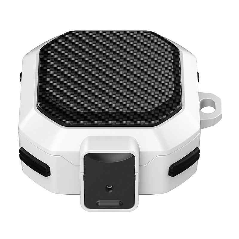 For Samsung Buds Live / Buds2 / Buds 2 Pro / Buds Pro Carbon Fibre Texture Shockproof Case Earbuds Charging Case Cover Soft TPU PC Headset Protector