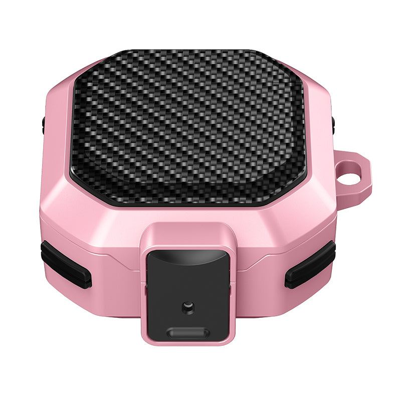 For Samsung Buds Live / Buds2 / Buds 2 Pro / Buds Pro Carbon Fibre Texture Shockproof Case Earbuds Charging Case Cover Soft TPU PC Headset Protector