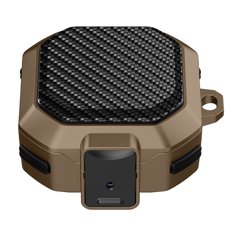 For Samsung Buds Live / Buds2 / Buds 2 Pro / Buds Pro Carbon Fibre Texture Shockproof Case Earbuds Charging Case Cover Soft TPU PC Headset Protector