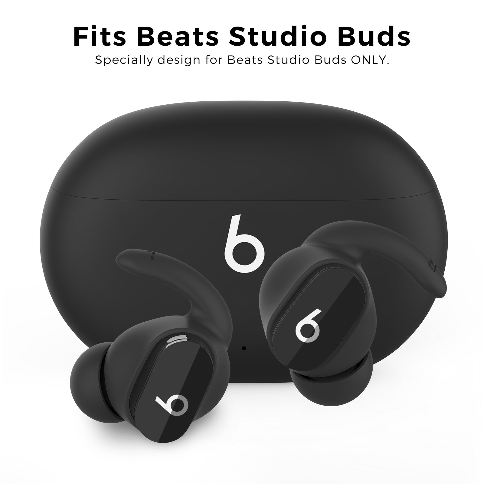AHASTYLE PT172 3 páry kryt ušního háčku Bluetooth příslušenství pro sluchátka proti ztrátě kompatibilní s Beats Studio Buds