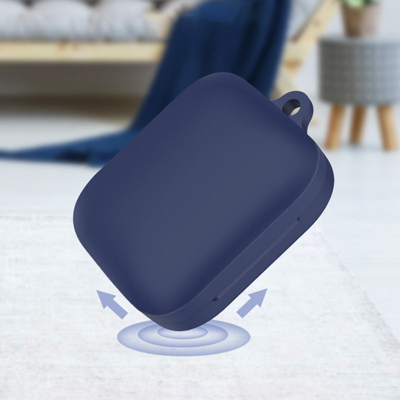For OnePlus Buds Pro 2 TWS Wireless Bluetooth Earphones Charging Box Soft Silicone Cover with Anti-lost Buckle