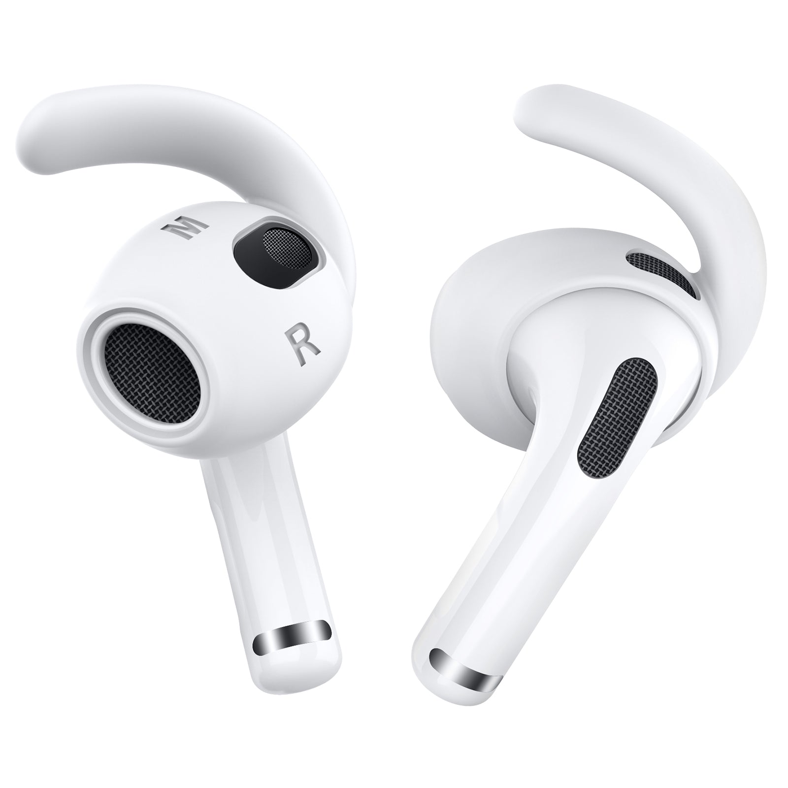 AHASTYLE PT60-3 Anti-Lost Ear Hooks for AirPods Pro 3 Anti-Slip Earhook 3 Pairs Silicone Ear Tips with Storage Box (Size: M)