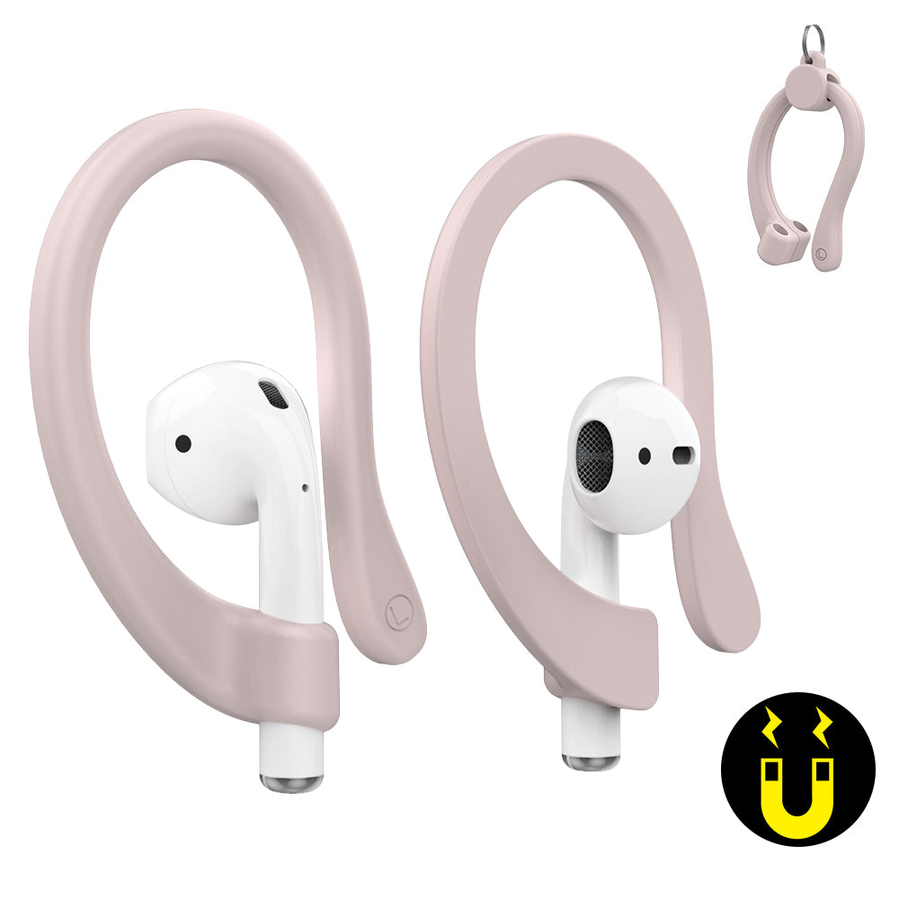 AHASTYLE PT78-M for AirPods 1st 2nd 3rd AirPods Pro Pro 2 Magnetic Ear Hooks 1 Pair Silicone Anti-Lost Earhook