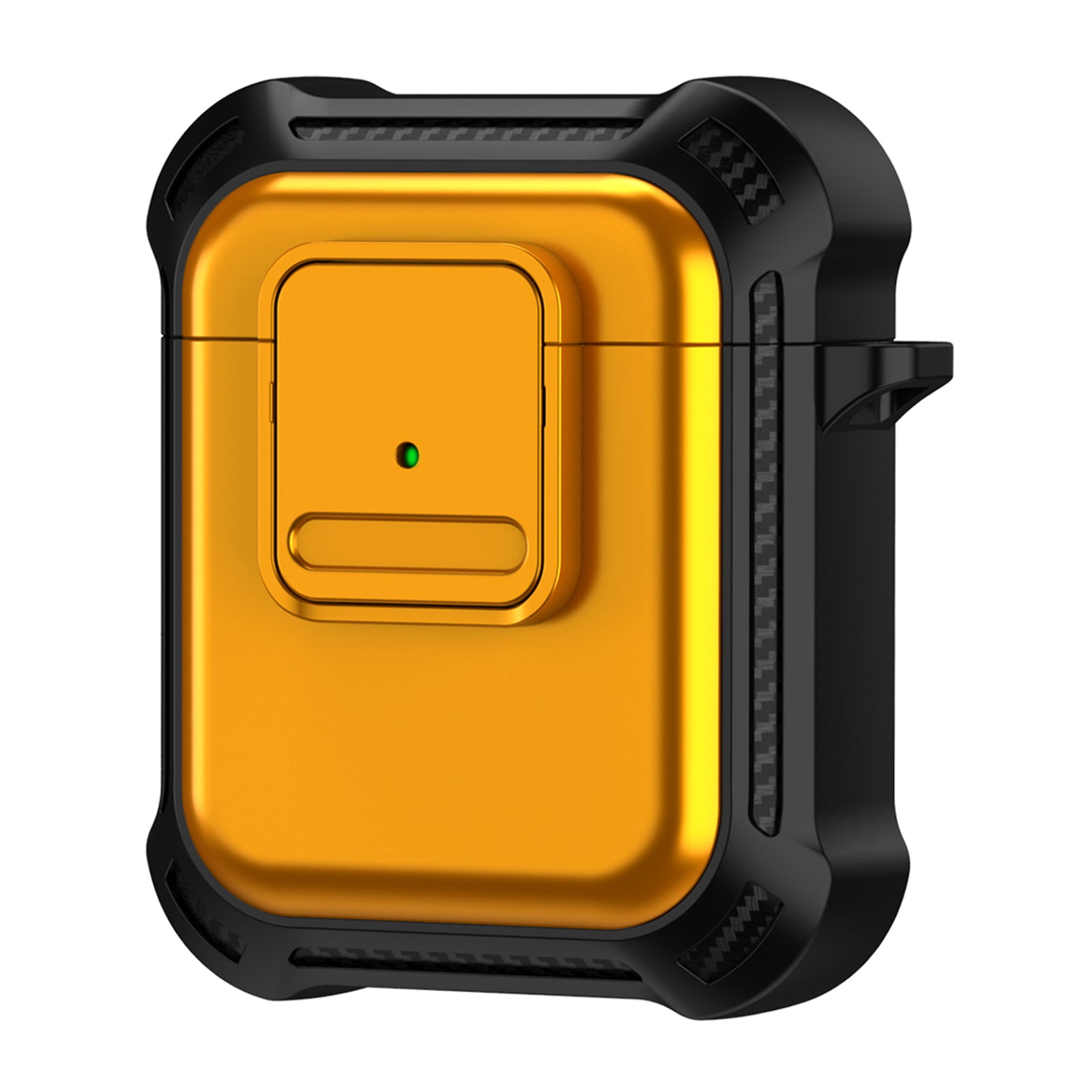 For Apple AirPods 1 2 Bluetooth Earphone Cover TPU PC Anti-drop Protective Case with Pressing Button