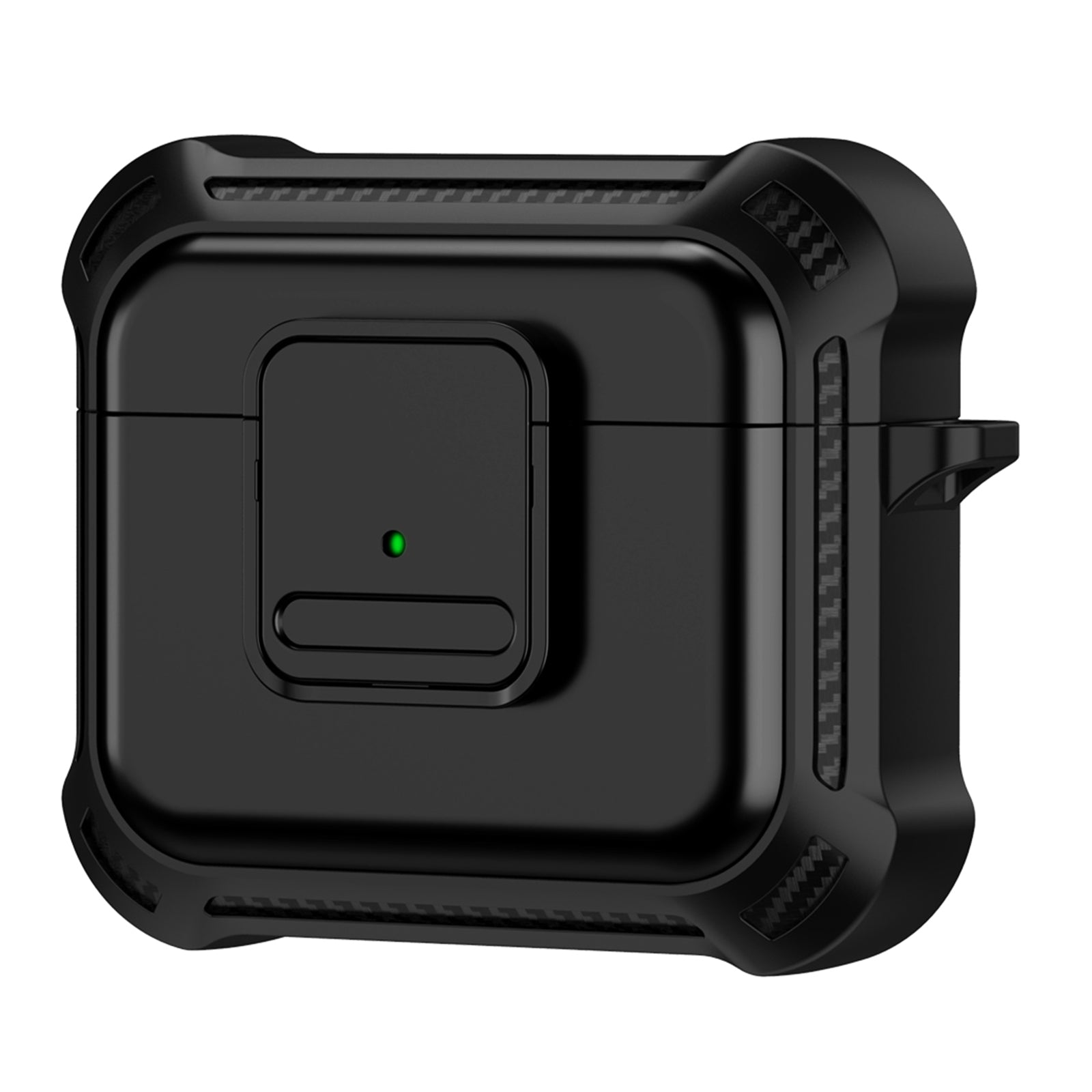 For Apple AirPods 3 Bluetooth Earphone Drop-proof Cover TPU PC Protective Case with Pressing Button