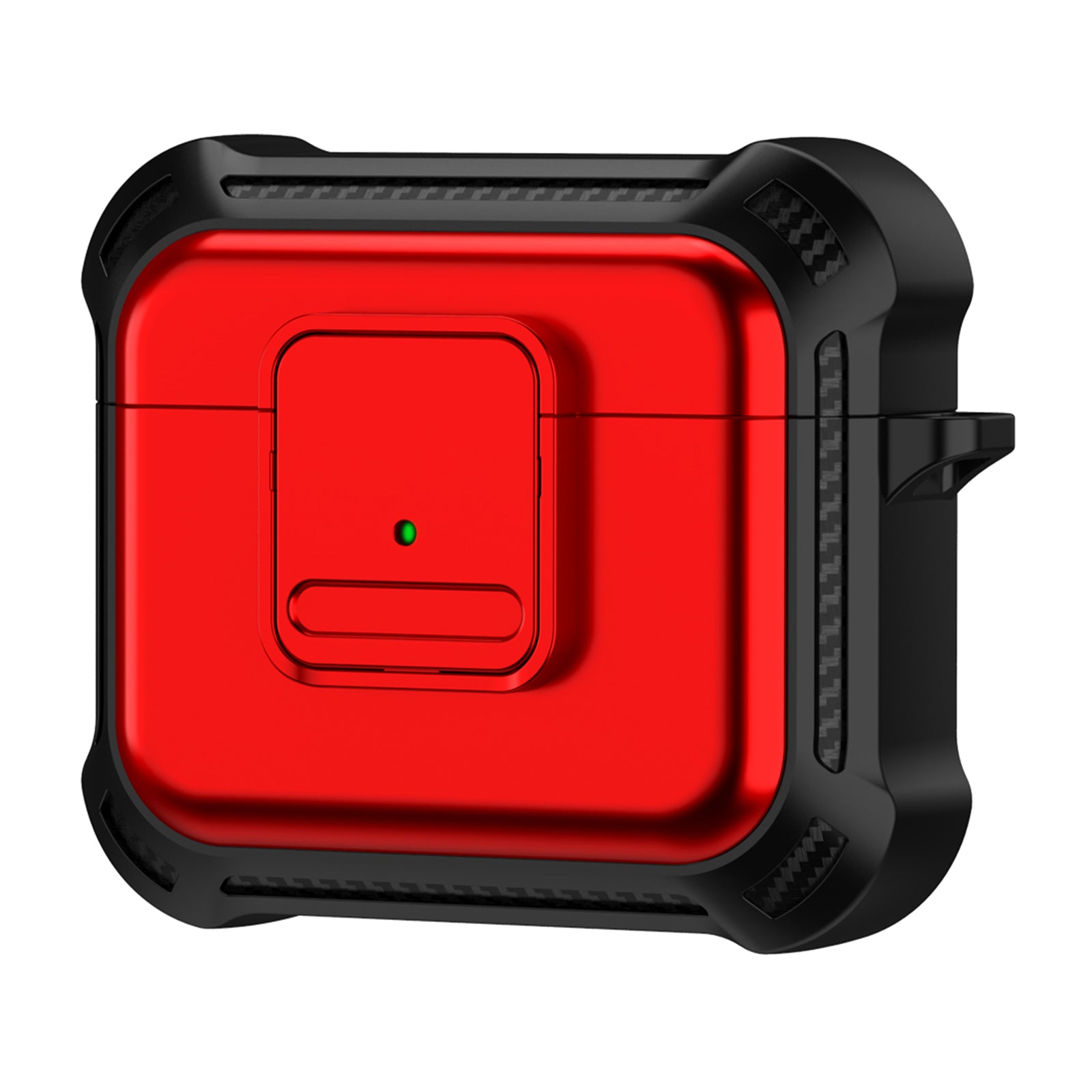 For Apple AirPods 3 Bluetooth Earphone Drop-proof Cover TPU PC Protective Case with Pressing Button