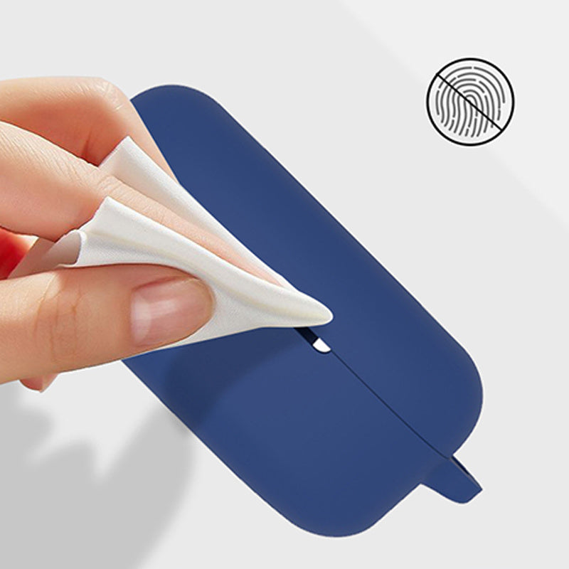 Silicone Case for Boat Airdopes 121 V2 Protective Cover Bluetooth Earbuds Case Cover with Anti-Loss Buckle