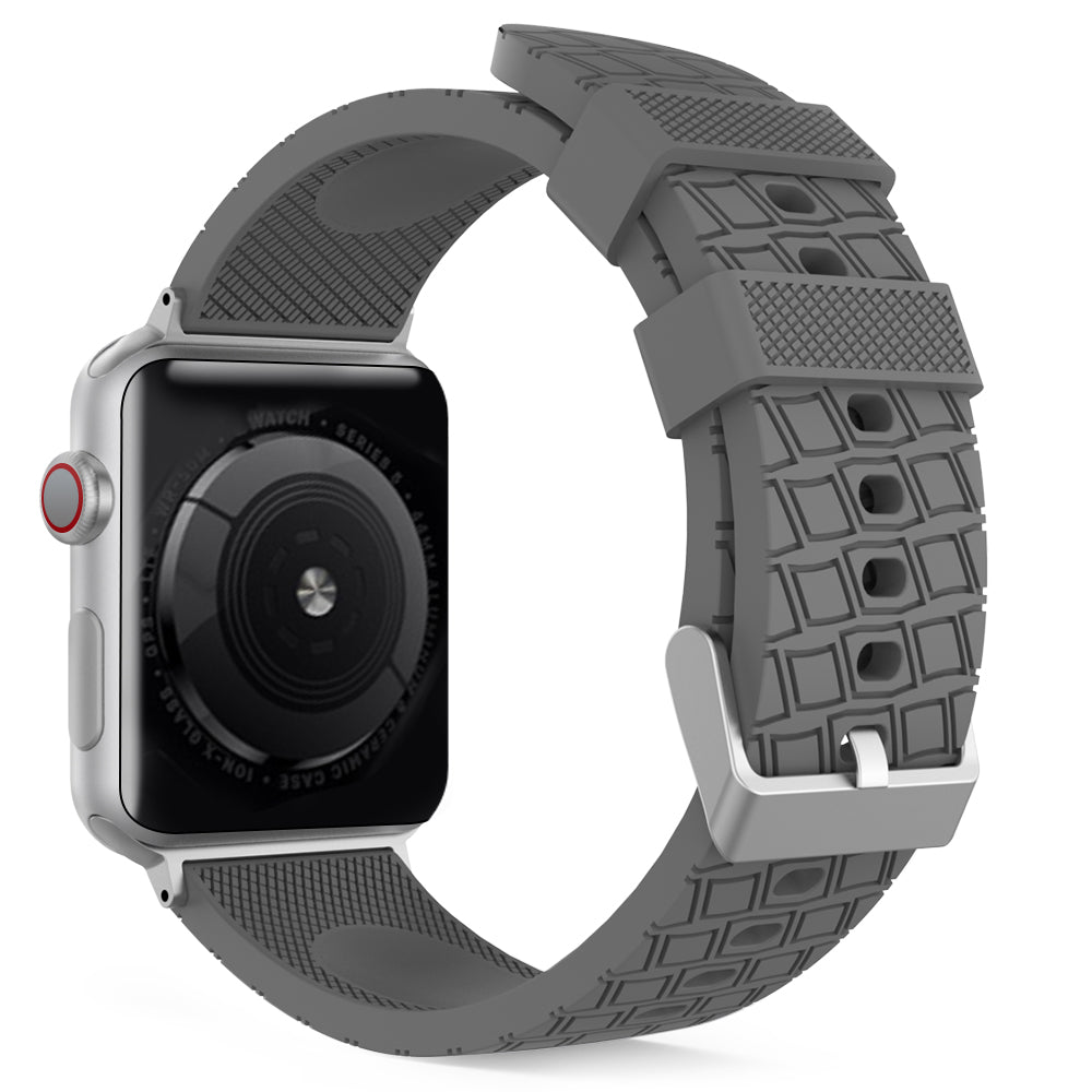 AHASTYLE WA03 For Apple Watch Ultra 2 49mm Series 9 45mm SE (2023) 44mm Ultra 49mm 8 7 45mm 6 5 4 SE (2022) SE 44mm 3 2 1 42mm Silicone Watch Strap
