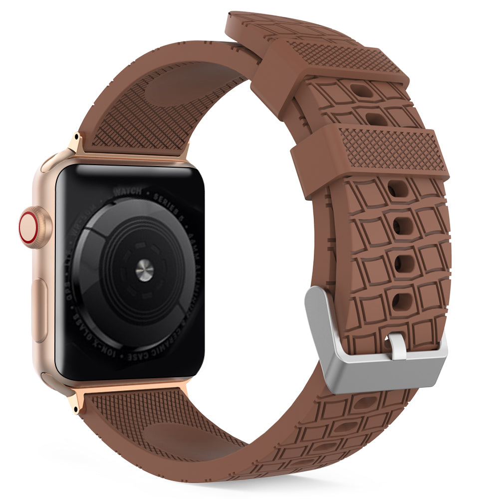 AHASTYLE WA03 For Apple Watch Ultra 2 49mm Series 9 45mm SE (2023) 44mm Ultra 49mm 8 7 45mm 6 5 4 SE (2022) SE 44mm 3 2 1 42mm Silicone Watch Strap