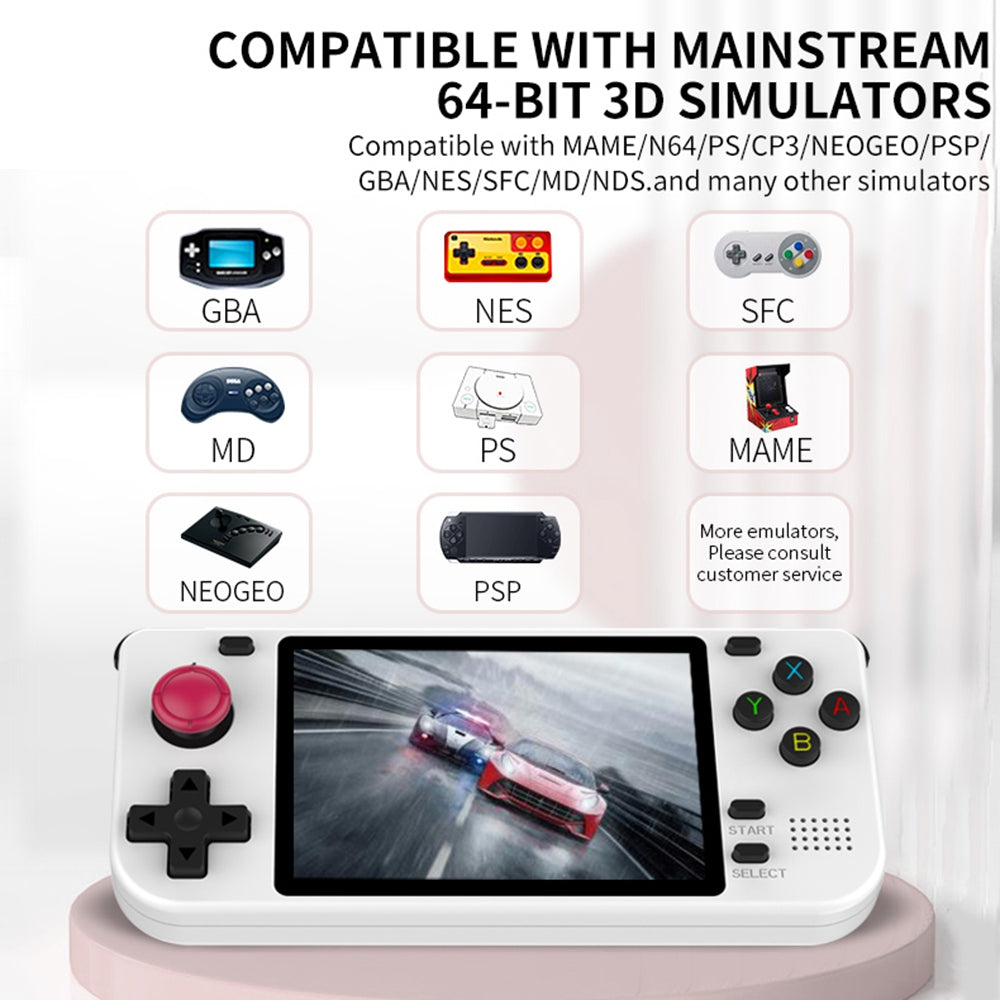 POWKIDDY RGB10S 32GB Handheld Game Console with 3.5 inch IPS Screen Portable Joystick Arcade Gaming Toy