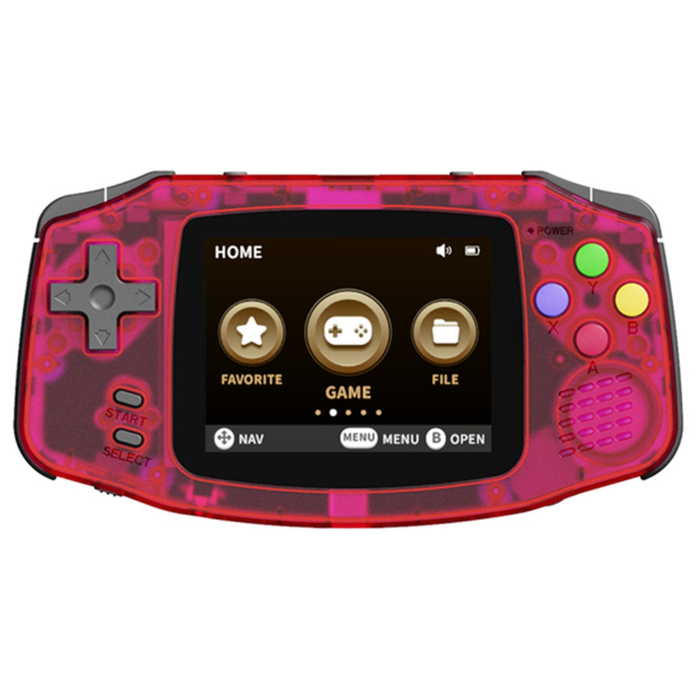 POWKIDDY A30 Handheld Game Console for Kids Adults GBA Retro Game Console with 2.8 inch IPS Screen Support 320x240 Resolution (No Card Version)