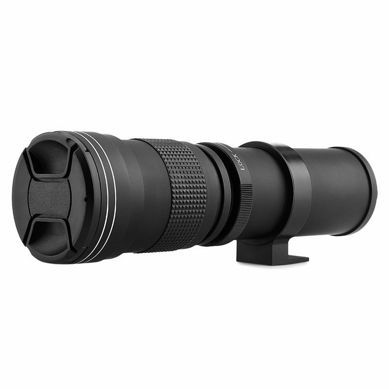LO-48 420-800mm Telephoto Lens for Canon Nikon Manual Focus MF Telephoto Lens for Watching Bird Moon