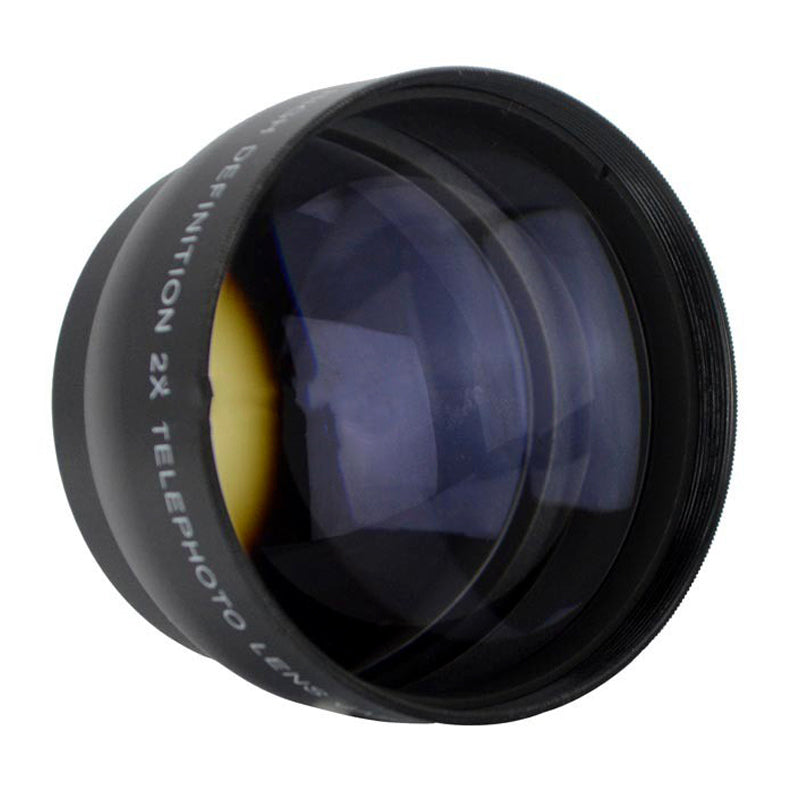 58mm 2X Telephoto Lens for Canon Nikon Camera Teleconverter Lens 18-55 Front 62mm Filter