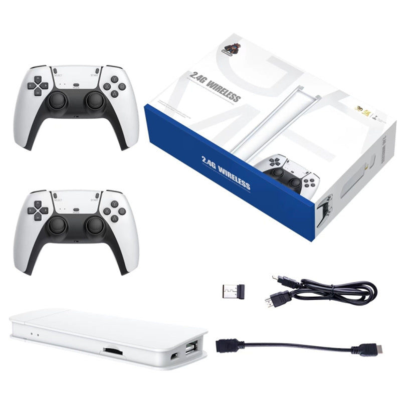 M15 HD 4K 64G håndholdt spilkonsolsæt med dobbelt 2,4G trådløs controller til tv, 20000 spil