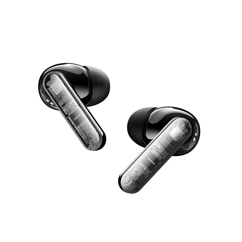 USAMS USAMS-JY01 TWS Wireless Gaming Earbuds Noise Canceling Bluetooth 5.0 Earphone with Omnidirectional Mic