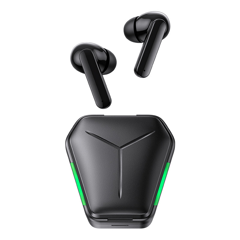USAMS USAMS-JY01 TWS Wireless Gaming Earbuds Noise Canceling Bluetooth 5.0 Earphone with Omnidirectional Mic