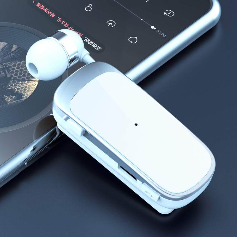 K52 Business zatahovací Bluetooth 4.1 bezdrátová sluchátka Sluchátko Hovor Připomenutí vibrací Sluchátka
