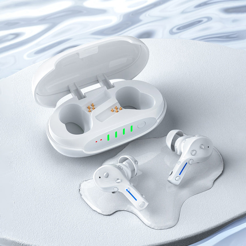 LEMONDA SMART S9 TWS ENC Noise Cancelling Wireless Bluetooth Headset Call Gaming Smart Touch IPX6 Waterproof Earphone