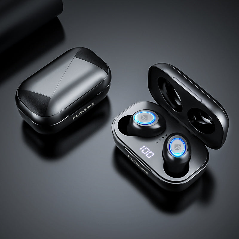 FLOVEME TWS Bluetooth Earbuds HiFi Stereo Sound Earphones with Digital Display