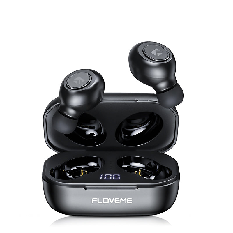 FLOVEME TWS Bluetooth Earbuds HiFi Stereo Sound Earphones with Digital Display
