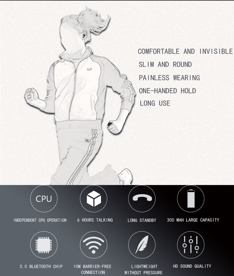 PRO-X TWS Wireless Bluetooth Earphones Touch Control Stereo Headset Earbuds with Charging Case