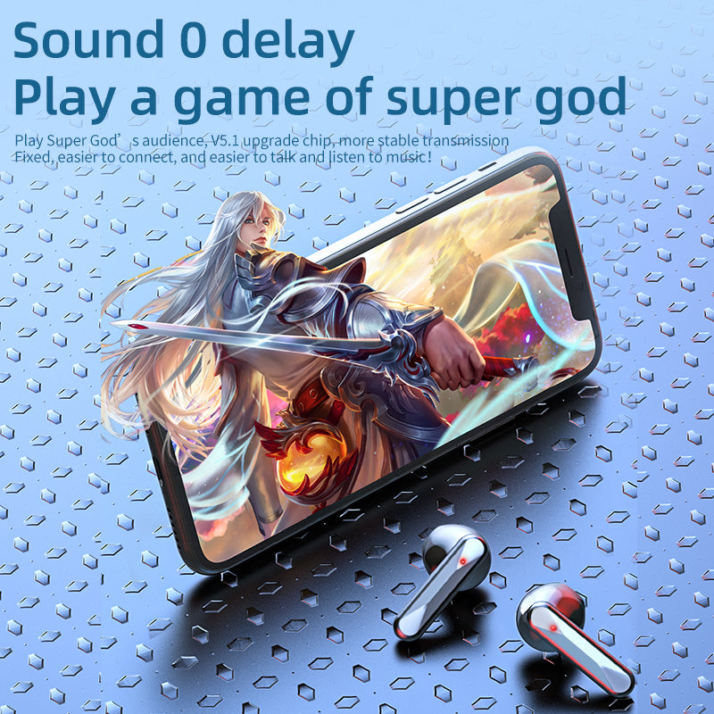 S20 TWS Bluetooth 5.1 Wireless Sport Headset HiFi Stereo Earphones Earbuds with Mirror Surface Digital Display Charging Case