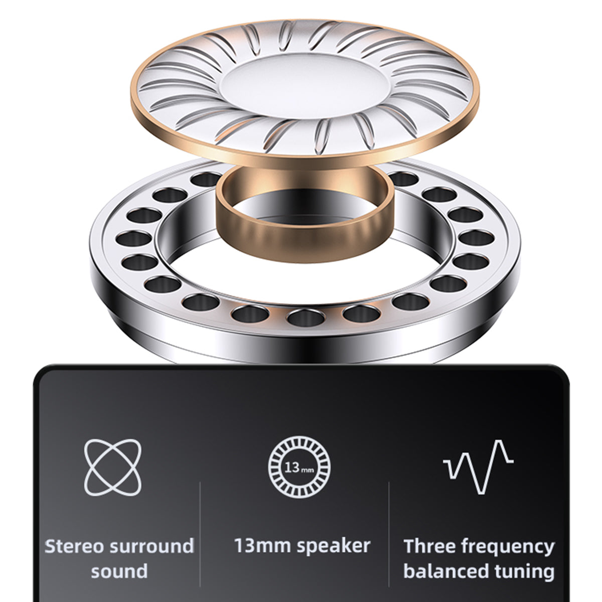 USAMS-LY06 ANC Noise Canceling TWS Wireless Headset Bluetooth 5.0 Stereo Earphone Earbuds