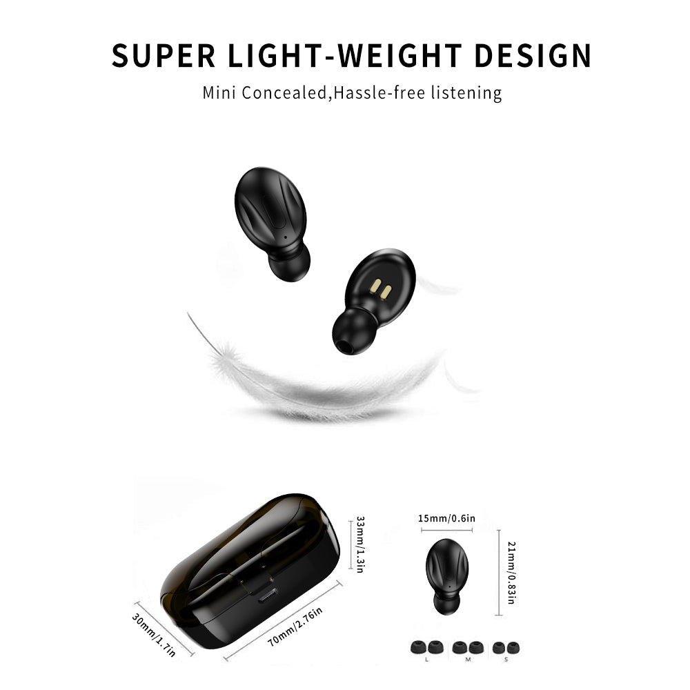XG13 TWS Bluetooth 5.0 Sport Stereo Wireless Earphone Mini Earbuds Music Calling Headset
