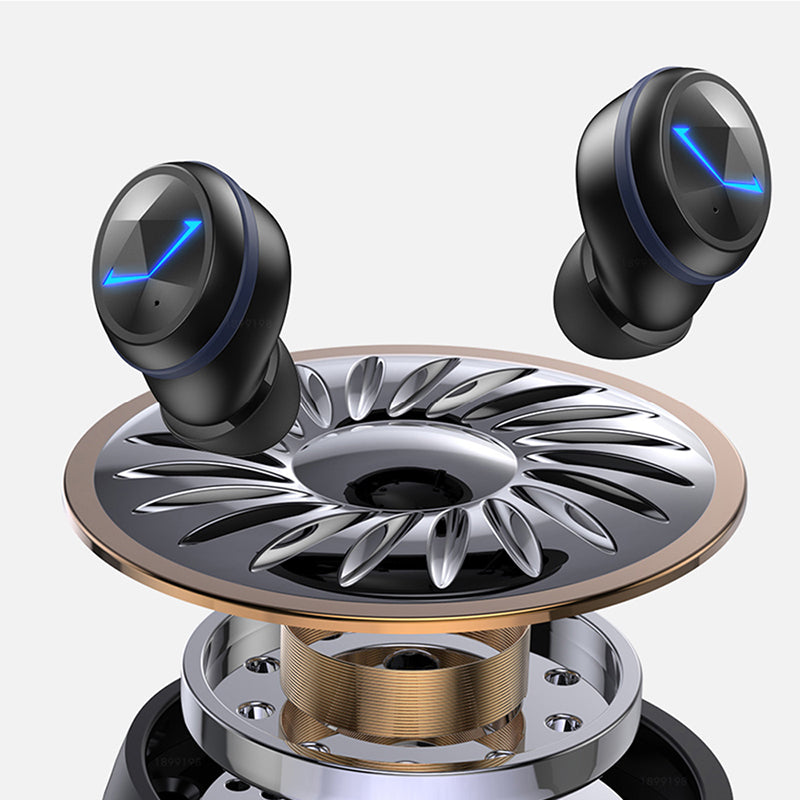 C6 TWS Wireless Bluetooth 5.0 Sports Earphone Earbuds Digital Display Waterproof Noise Cancelling Music Calling Headset